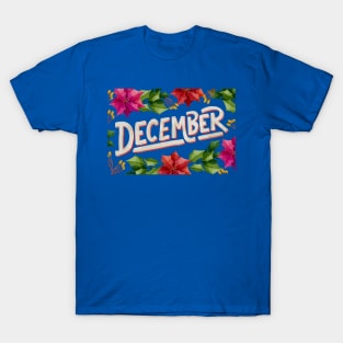 December lettering T-Shirt